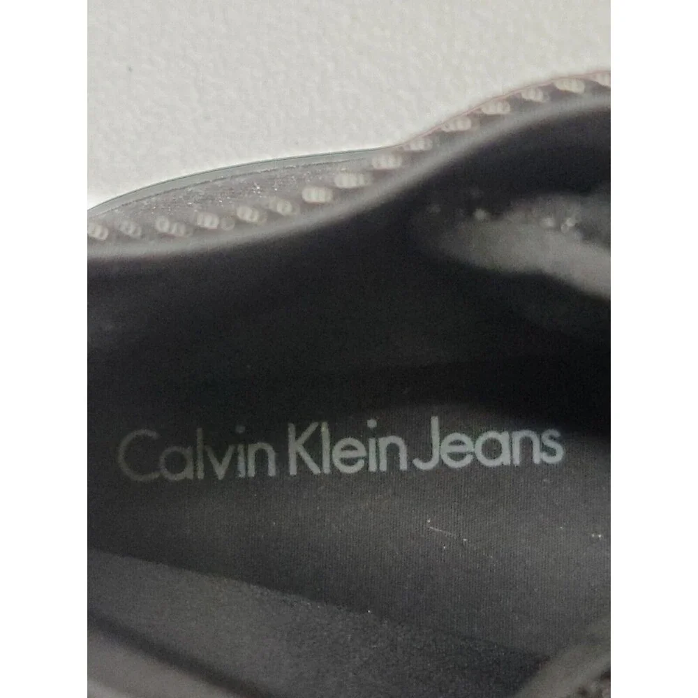 Calvin Klein Bensi CK Monogram High Top Mens Designer Sneakers Shoes 11.5